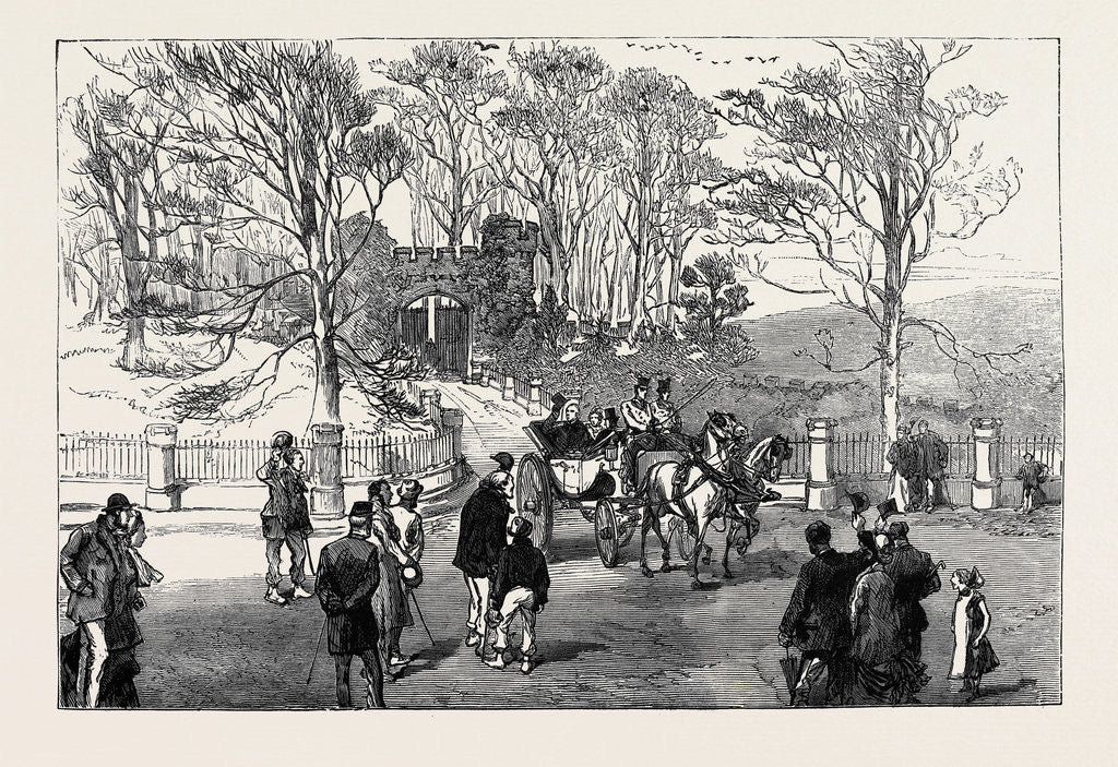 Detail of Entrance Lodge Hawarden 1880 by Anonymous