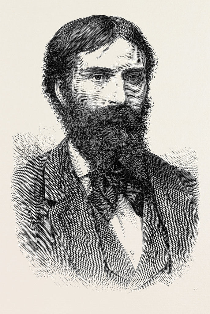 Detail of Associates of the Royal Academy: Mr. Hubert Herkomer A.R.A. 1880 by Anonymous