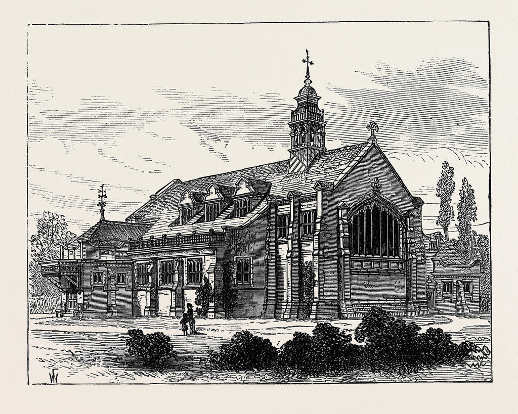 Detail of Church of St. Michael and All Angels Bedford Park Chiswick London 1880 by Anonymous