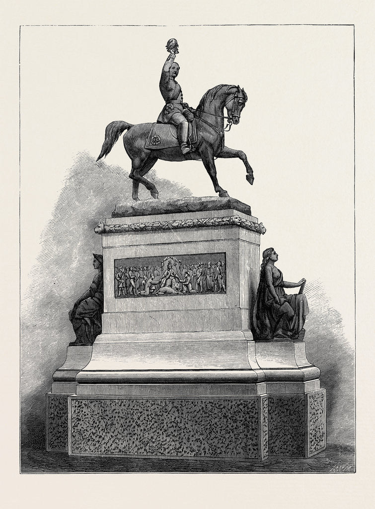 Detail of Statue of the Late Prince Consort in Holborn Circus 1874 by Anonymous