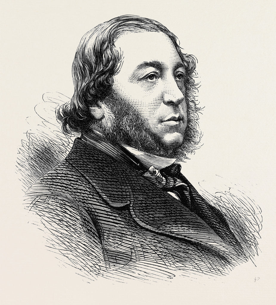 Detail of The Late Baron Meyer De Rothschild 1874 by Anonymous