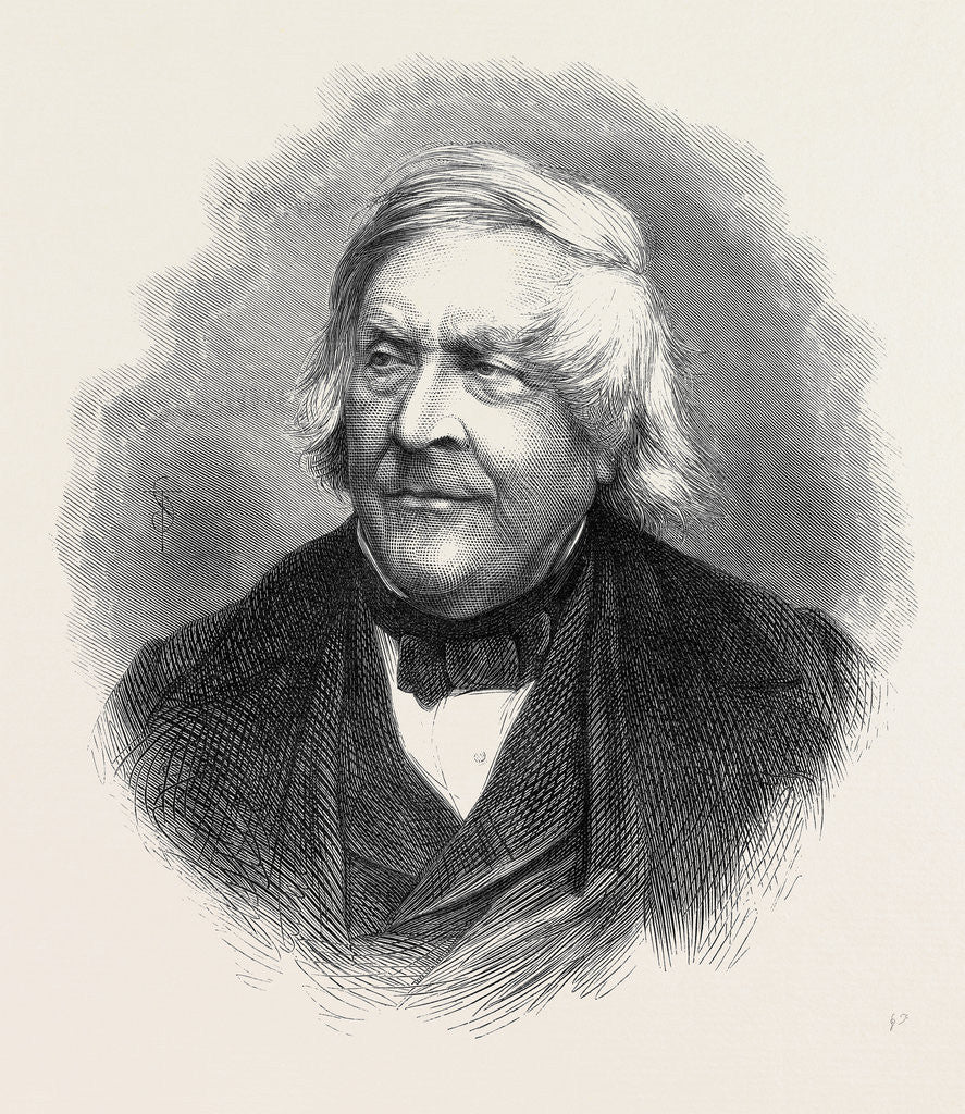 Detail of The Late M. Michelet French Historian 1874 by Anonymous