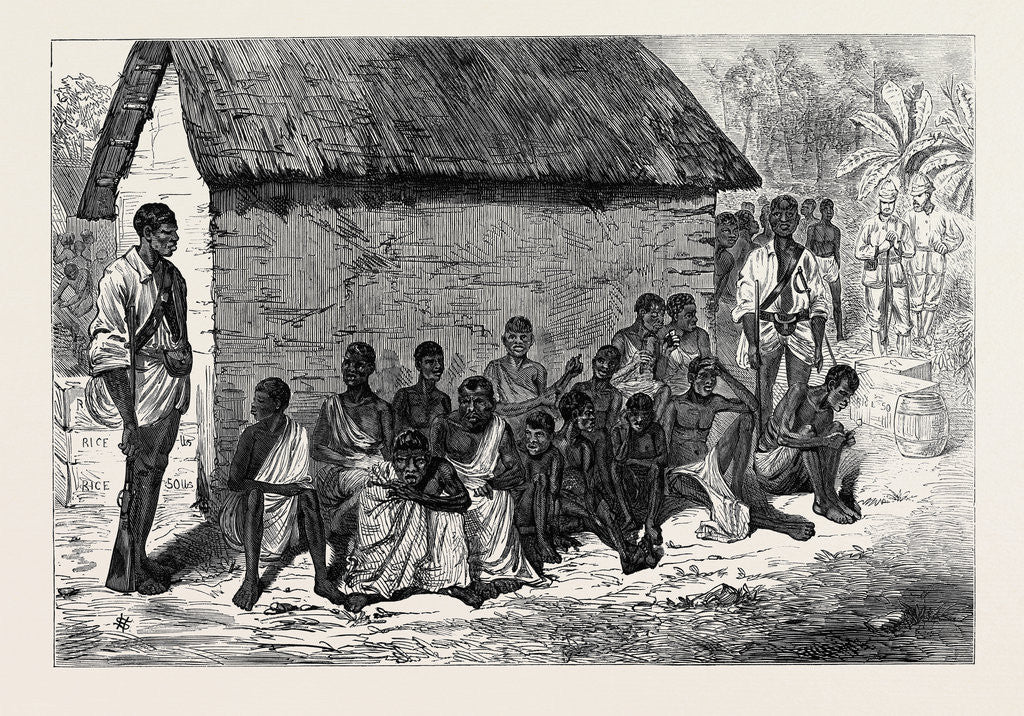 Detail of The Ashantee War: Ashantee Prisoners 1874 by Anonymous
