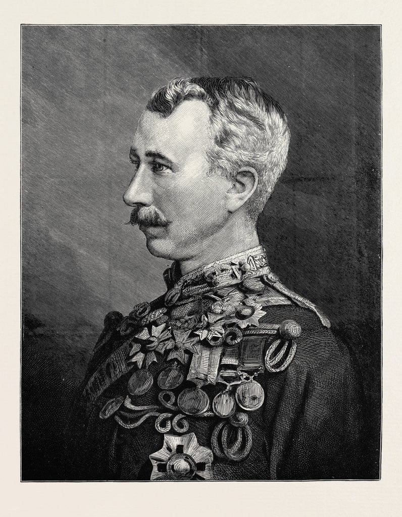 Detail of Major-General Sir Garnet Joseph Wolseley K.C.M.G. C.B. 1874 by Anonymous