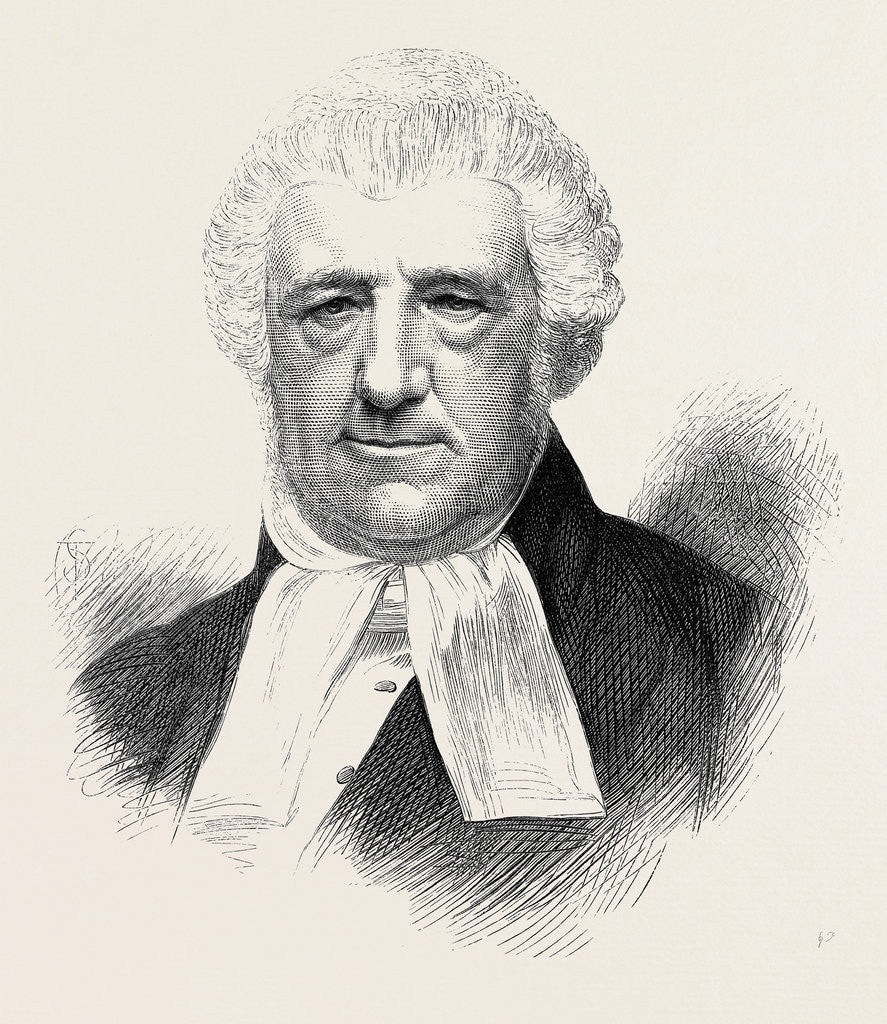 Detail of The Late Sir W. Bodkin Assistant Judge of the Middlesex Sessions 1874 by Anonymous