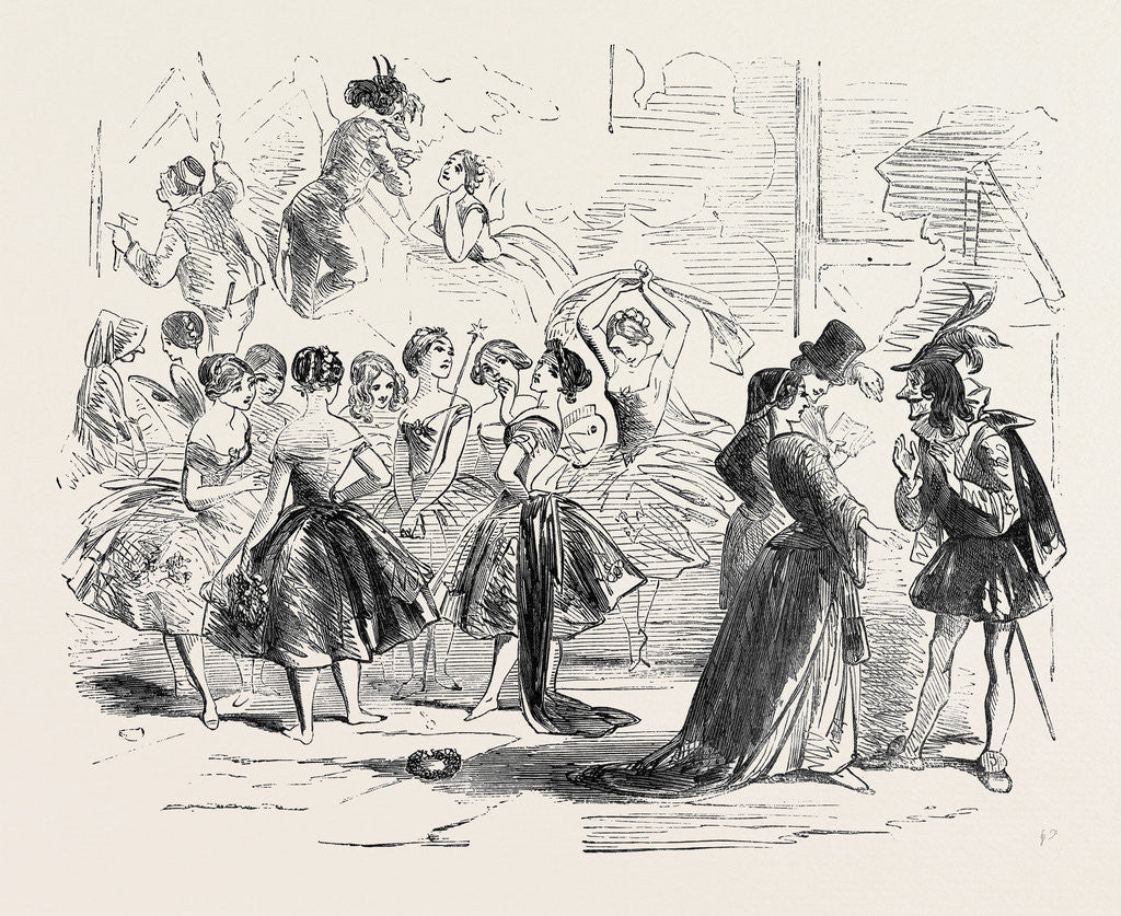 Detail of Turned Up Their Noses at Lucy... And Nicknamed Her Siddons Junior; a Story of a Columbine by Anonymous