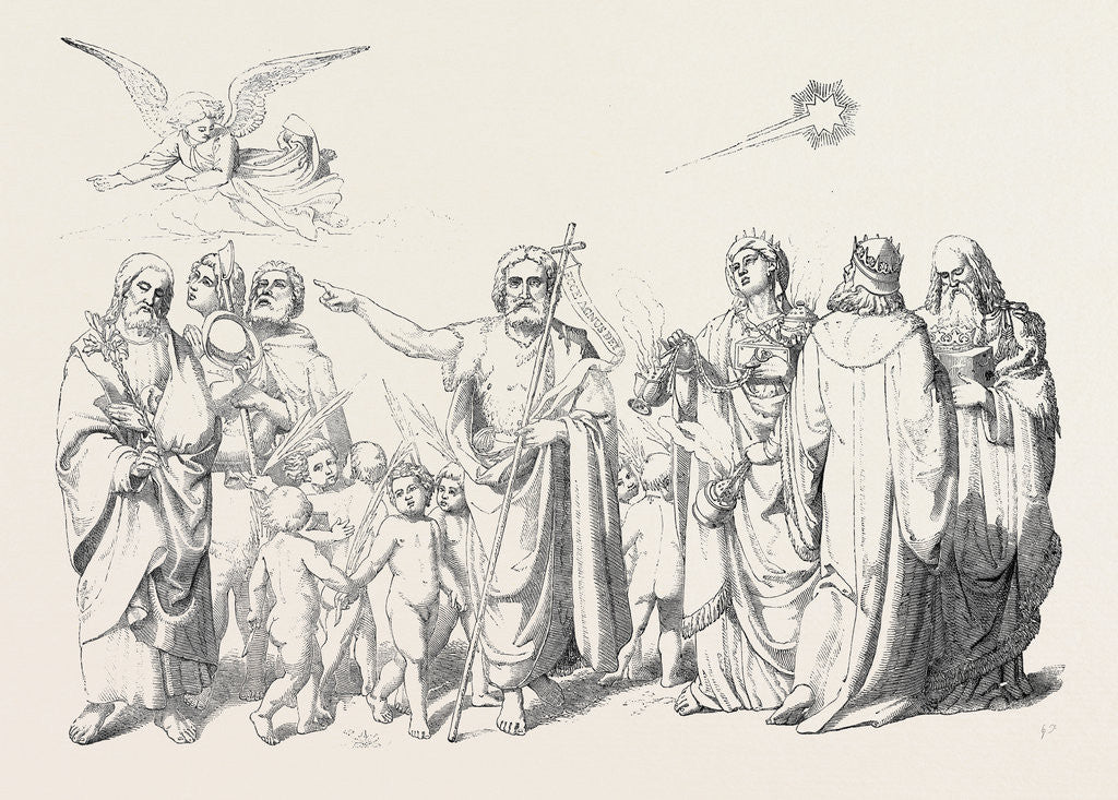 Detail of The Star of Bethlehem by Anonymous