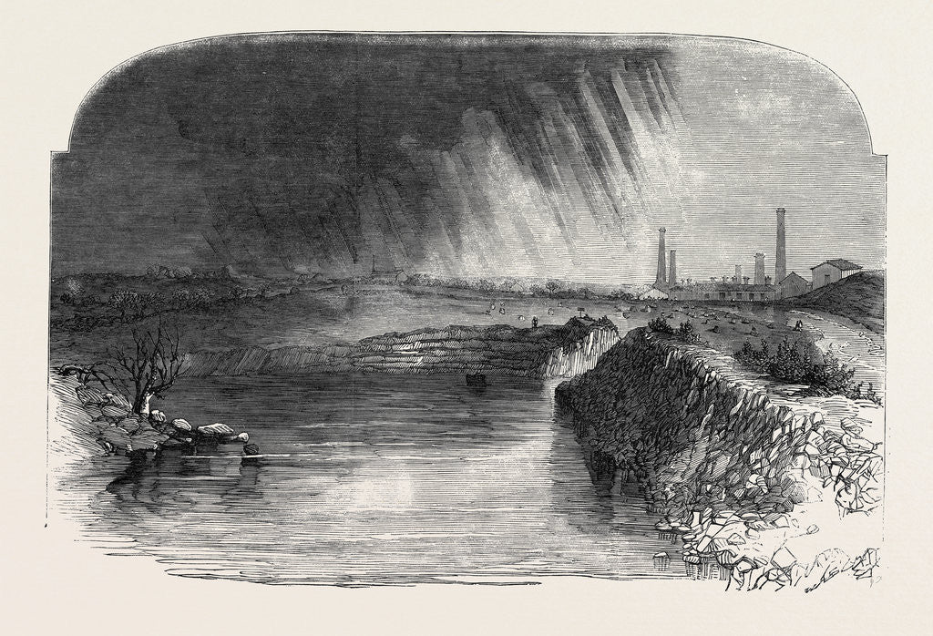 Detail of Remains of the Burst Reservoir, at Bury. by Anonymous