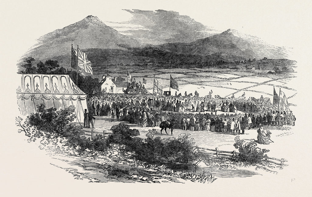 Detail of Commencement of the Great North of Scotland Railway, at Westhall, Aberdeenshire. by Anonymous
