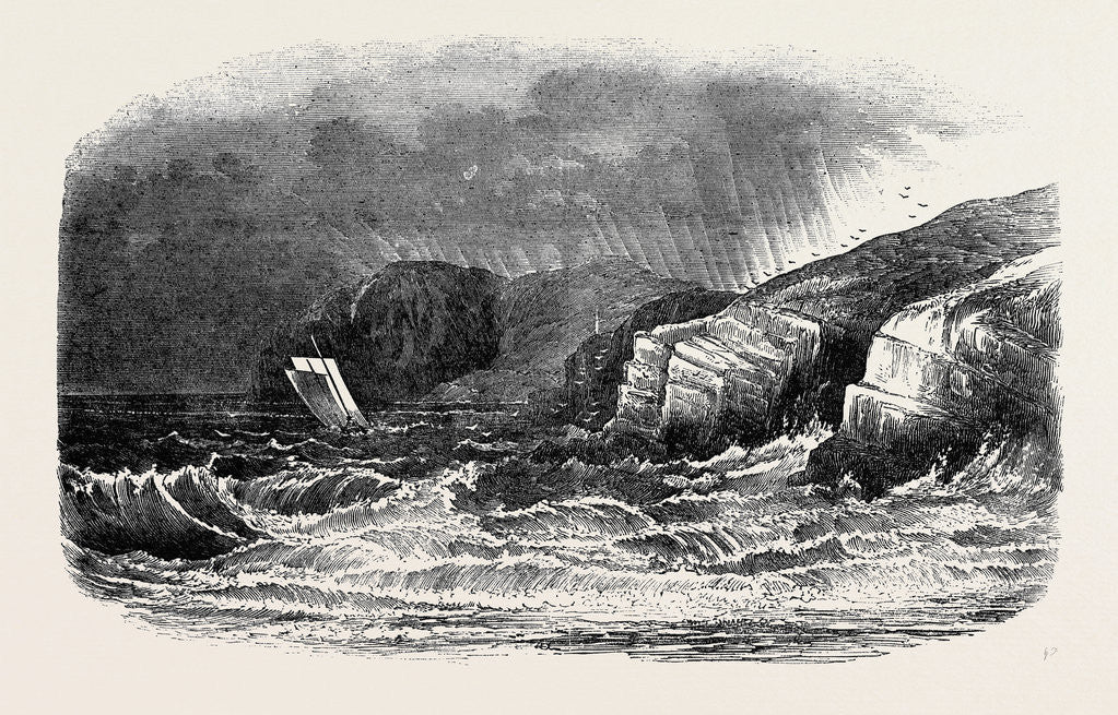 Detail of Ireland's Eye, Dublin Bay by Anonymous