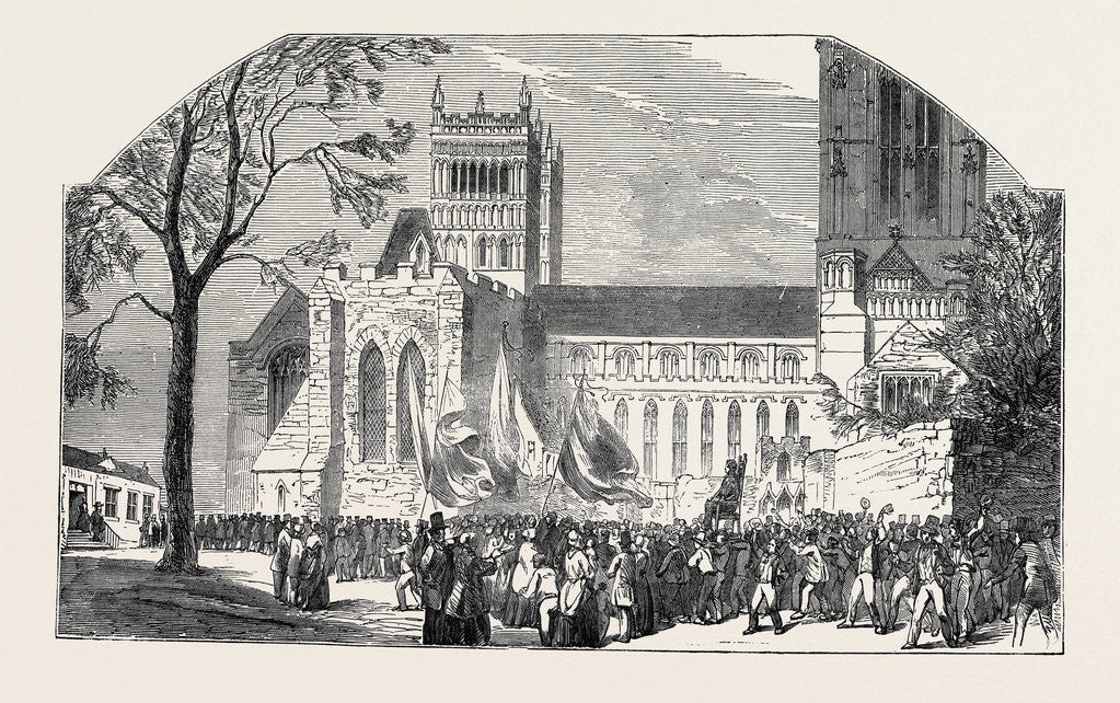 Detail of Durham Election, Chairing of Lord A. Vane, M.P., 1852 by Anonymous