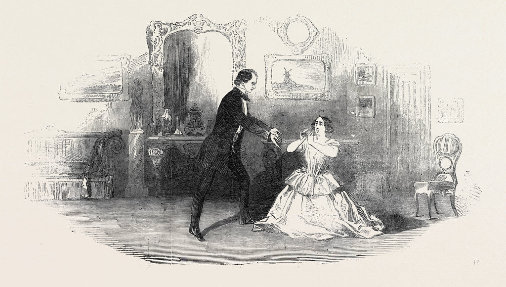 Detail of Scene from the New Play of Anne Blake, at the Princess' Theatre by Anonymous