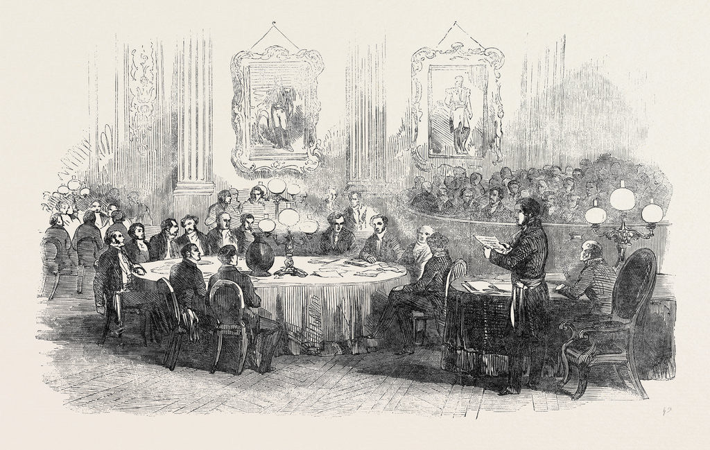 Detail of M. Berger, Prefect of the Seine, Proclaiming the Votes for the Empire to the Mayors of the Arrondissements by Anonymous