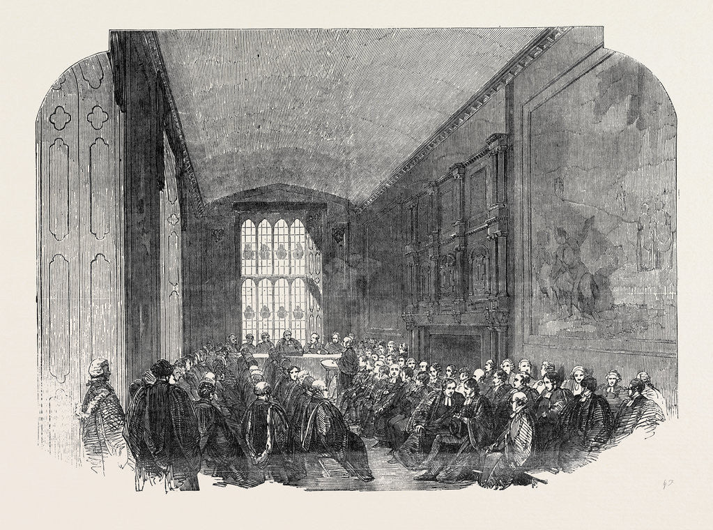 Detail of Convocation of the Clergy, Sitting of the Lower House in the Jerusalem Chamber by Anonymous