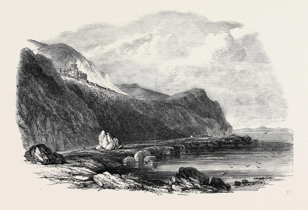 Detail of Garron Tower, County of Antrim, the Seat of the Marchioness of Londonderry by Anonymous
