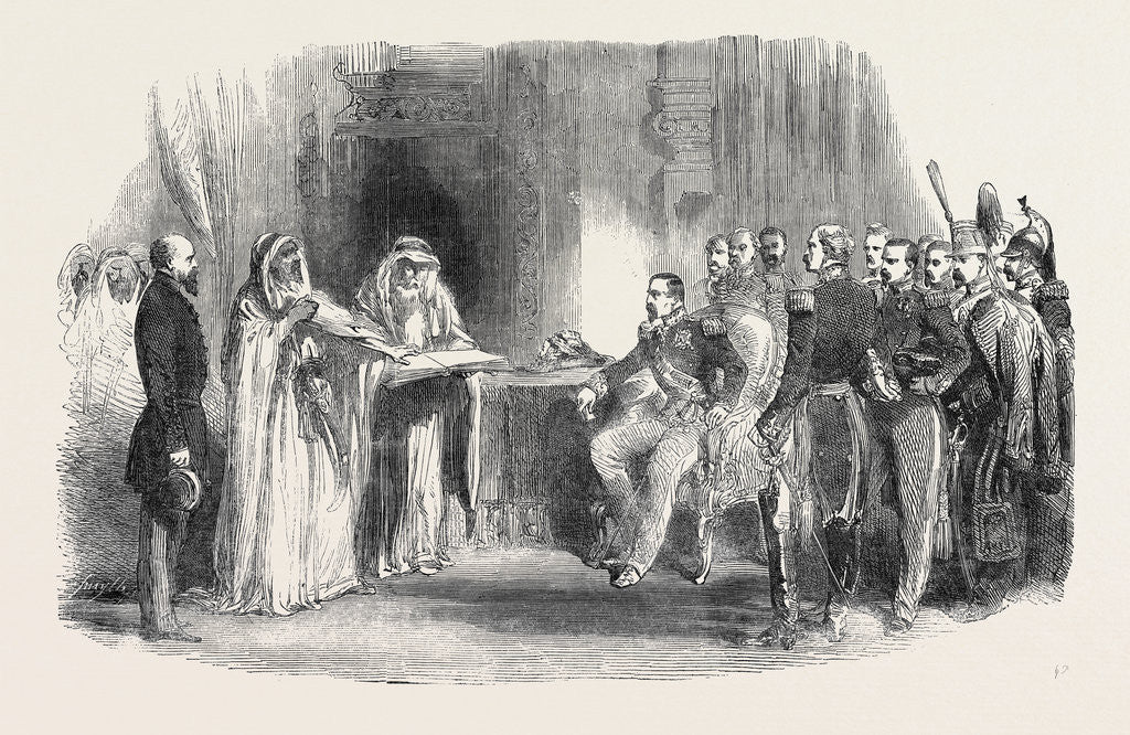 Detail of Liberation of Abd-El-Kader, by the President, from the Chateau of Amboise by Anonymous
