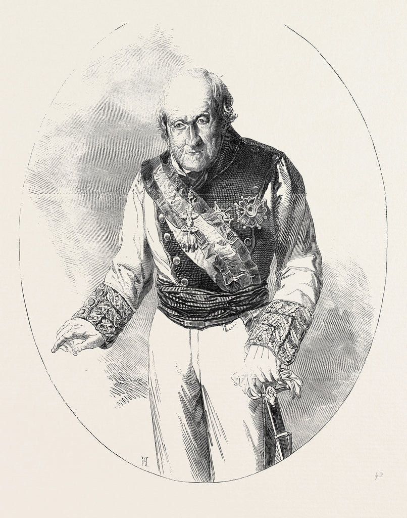 Detail of The Late Captain-General Castanos, Duke of Baylen by Anonymous