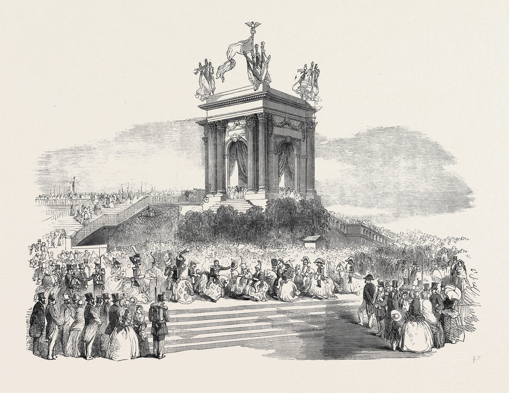 Detail of The French President's Tour: The President at Montpellier, La Danse Du Chevalet, 1852 by Anonymous