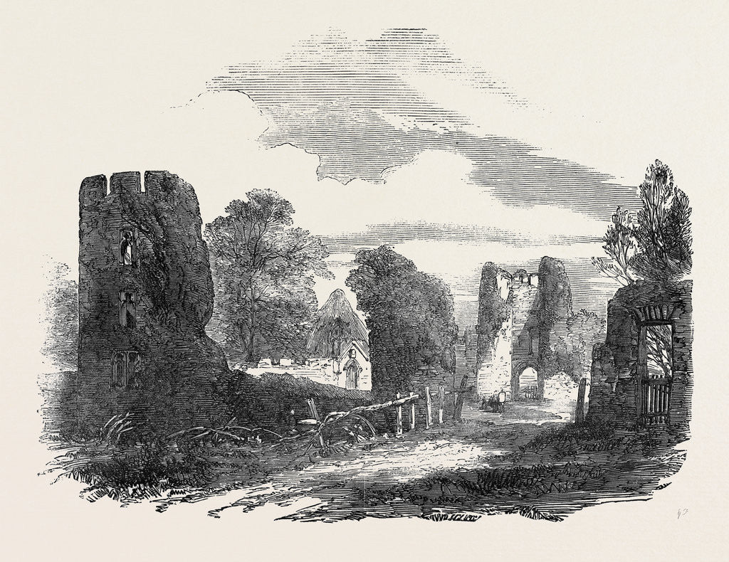 Detail of Ruins of Farleigh-Hungerford Castle, Somerset. by Anonymous