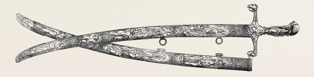 Detail of Sword Presented to Sir Charles J. Napier, by the Belooch Sirdars of Scinde, 1852 by Anonymous