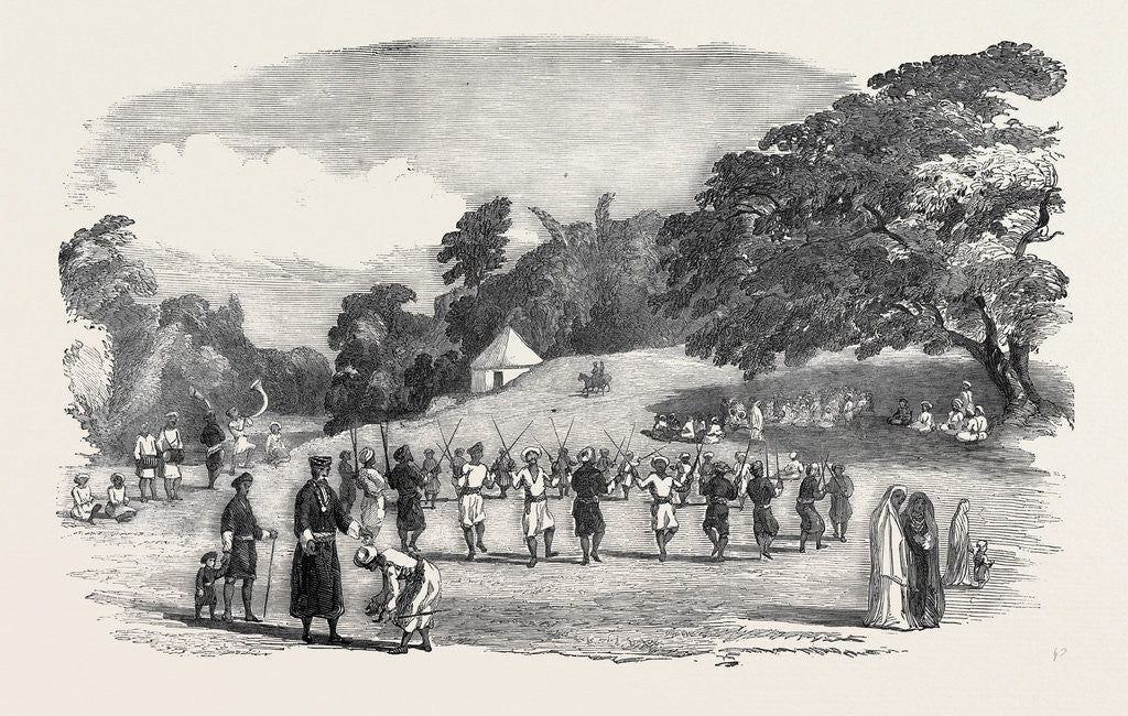 Detail of Coorg Harvest Festival, Madras by Anonymous