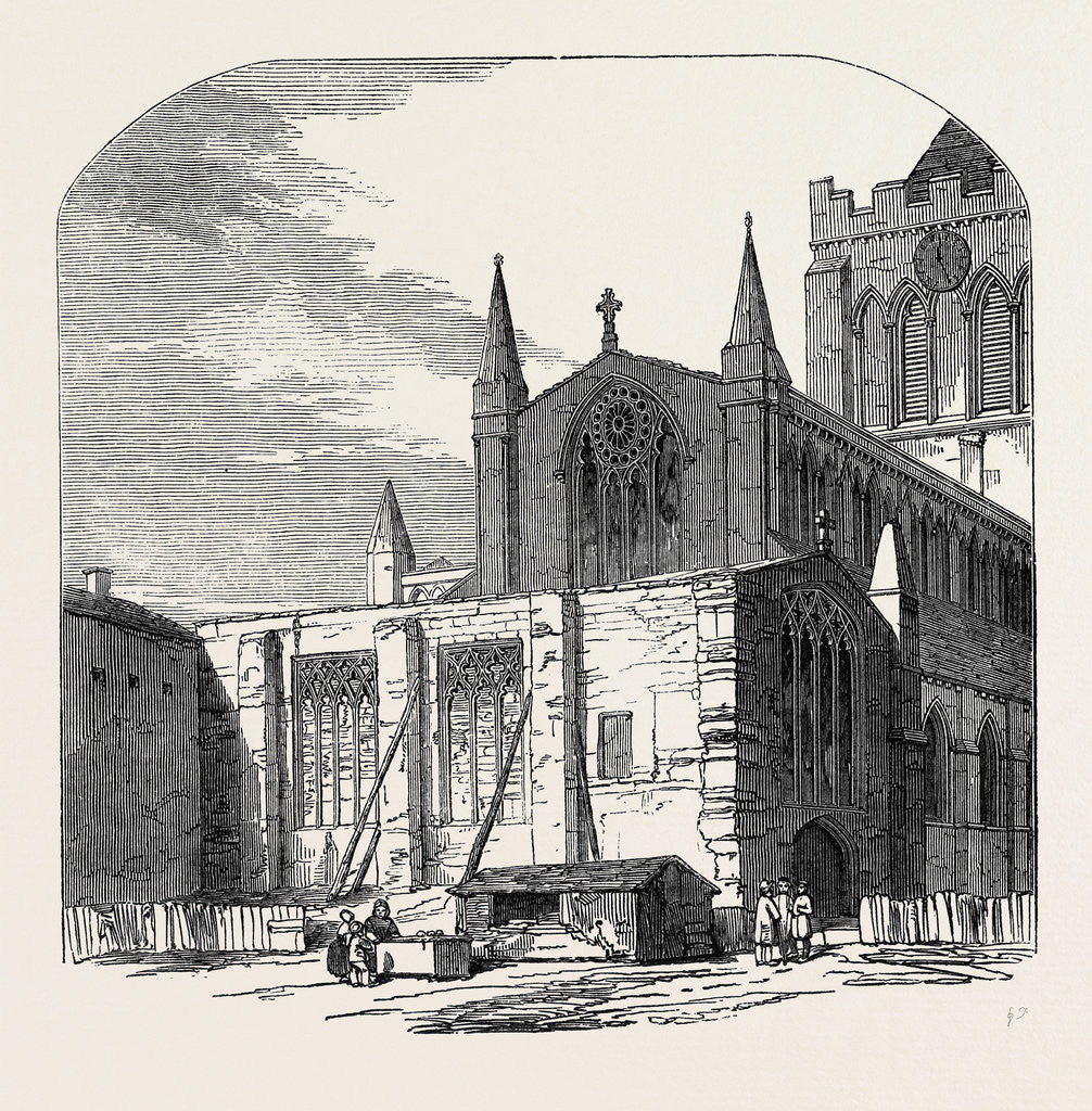 Detail of Lady Chapel of Hexham Church, Proposed for Restoration, 1852 by Anonymous