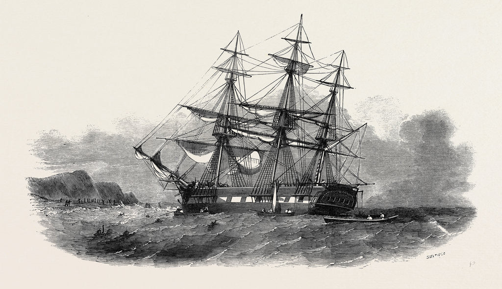 Detail of The Ship Centaur, of Calcutta, Lost on the Coast of Arabia. by Anonymous