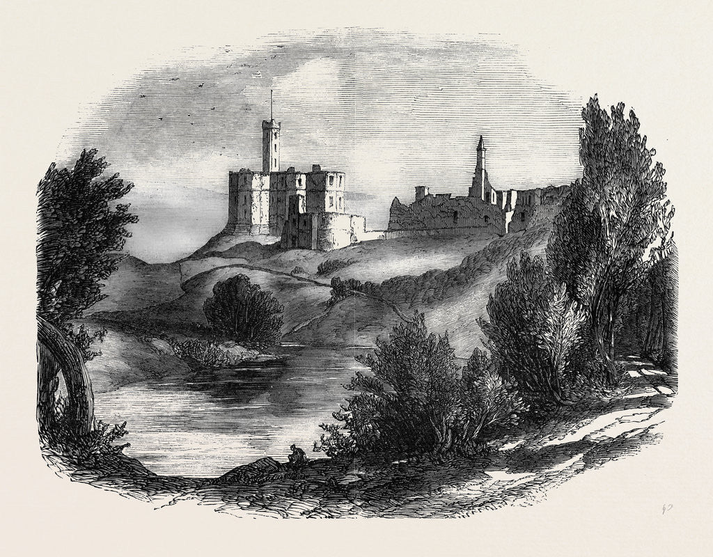 Detail of Meeting of the Archaeological Institute, at Newcastle Upon Tyne: Warkworth Castle by Anonymous