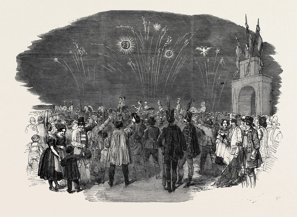 Detail of Return of the Emperor of Austria to Vienna, 1852 by Anonymous