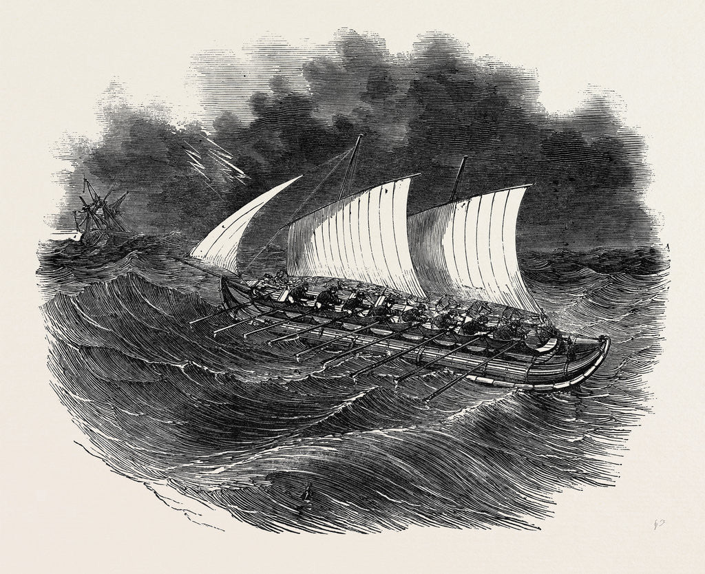 Detail of Richardson's Patent Tubular Lifeboat, 1852 by Anonymous