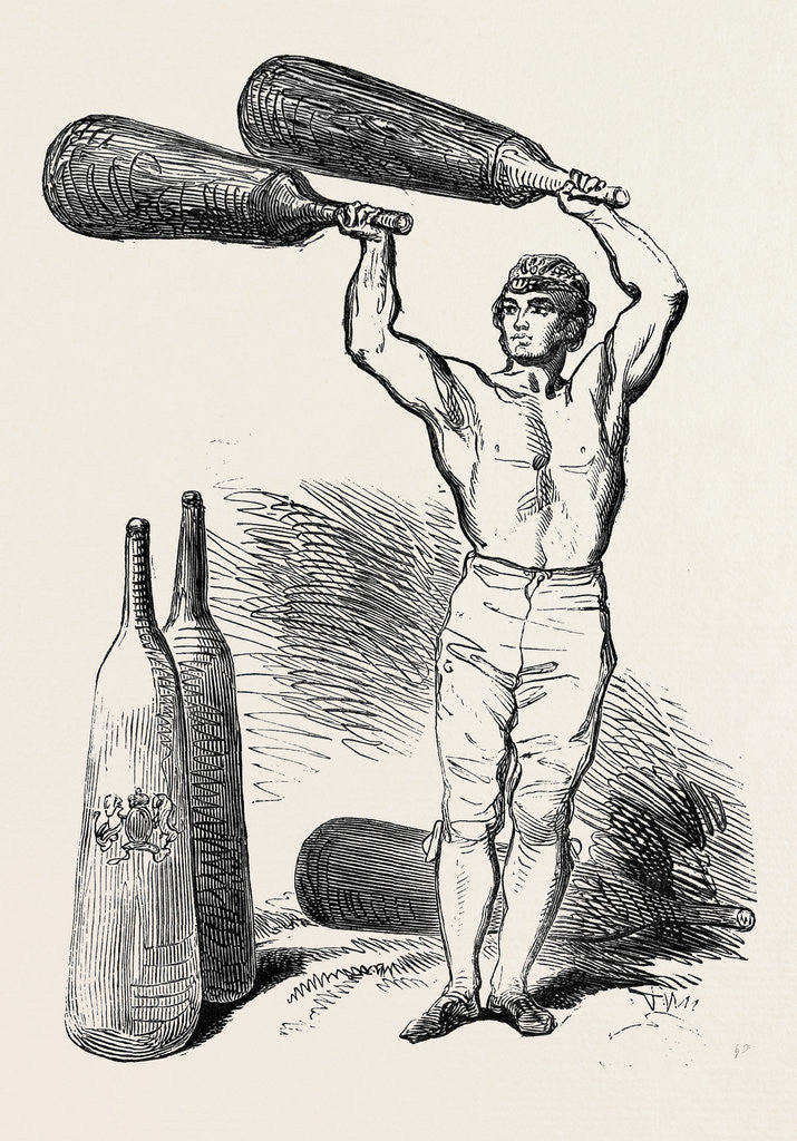 Detail of Mr. Harrison's Indian Club Exercise, at the Scottish Fete by Anonymous