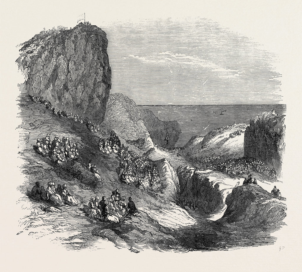 Detail of Musical Fete Champetre at Watcombe, Near Torquay, 1852 by Anonymous