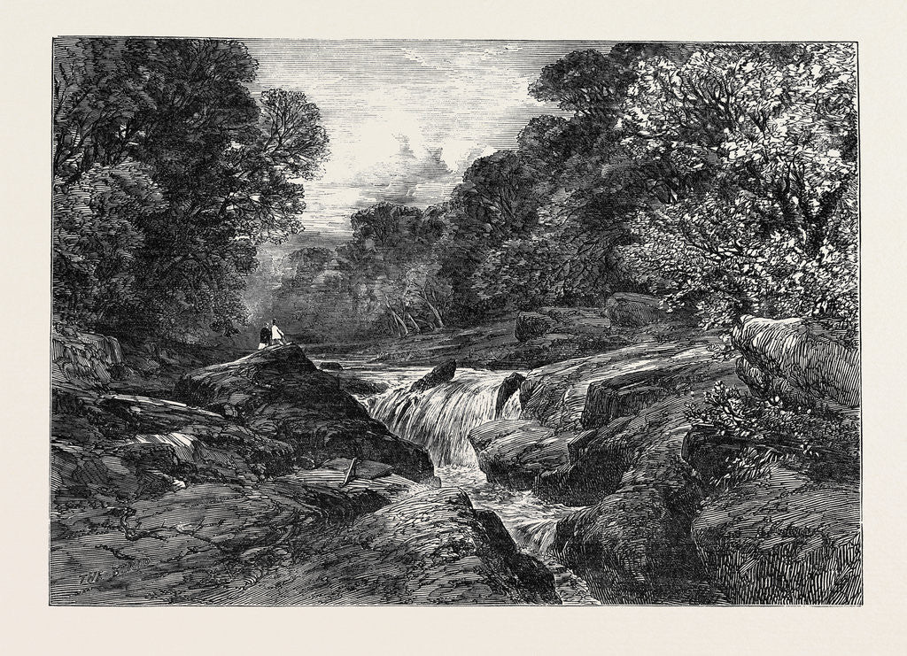 Detail of The Strid, Wharfdale, Yorkshire by Anonymous
