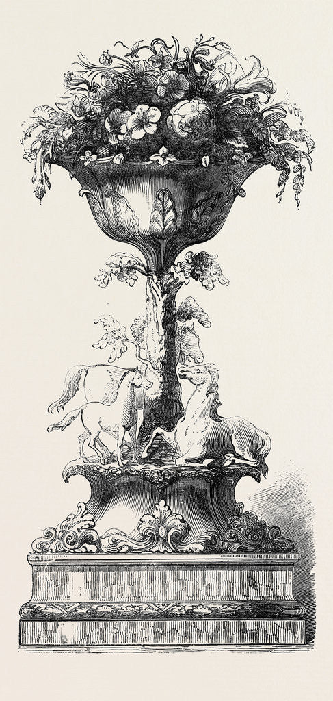 Detail of The Stamford Race Cup, 1852 by Anonymous