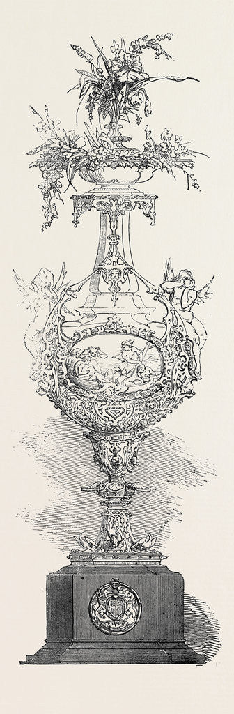 Detail of The Aeolian Vase, Presented by Her Majesty to the Royal Victoria Yacht Club, 1852 by Anonymous