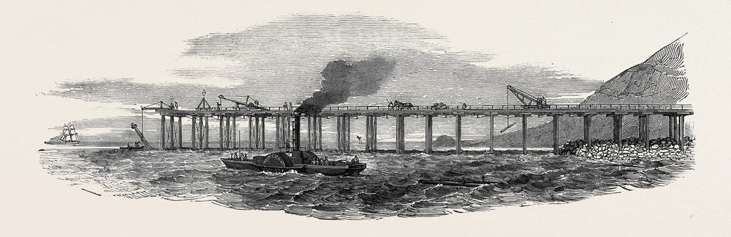 Detail of Works of the Portland Breakwater, 1852 by Anonymous