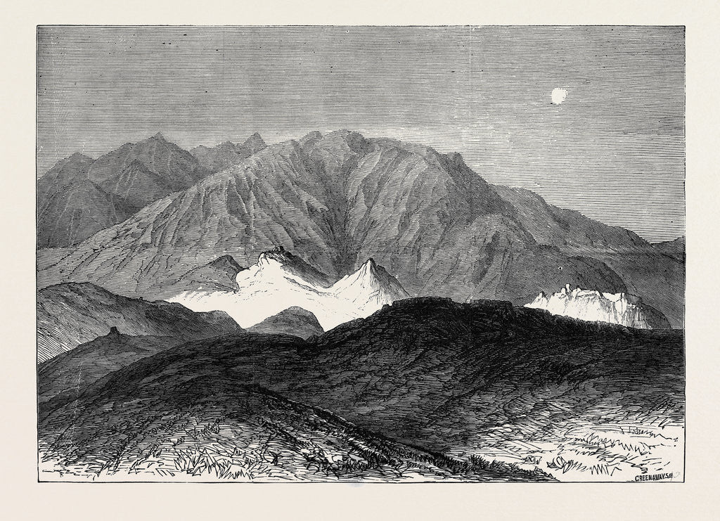 Detail of The Afghan War: The First Shell from Fort Ali Musjid 1879 by Anonymous