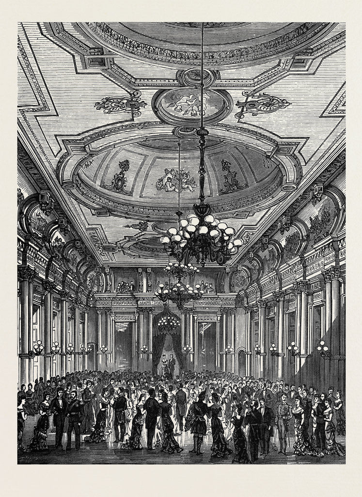 Detail of The Marquis of Lorne and Princess Louise at Montreal: Ball Given by the St. Andrew's Society 1879 by Anonymous