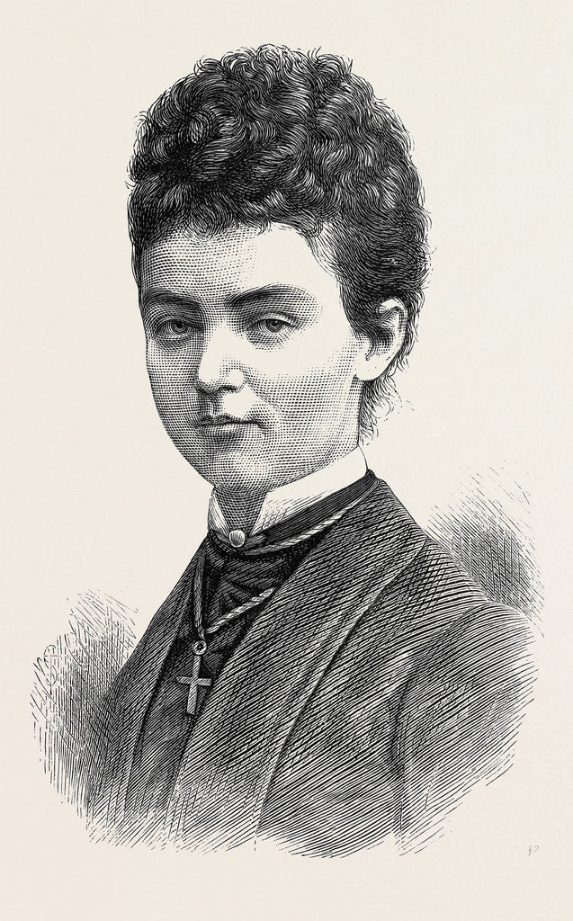 Detail of Princess Thyra of Denmark Duchess of Cumberland the Marriage Between Their Royal Highnesses the Duke of Cumberland Son of the Late King of Hanover and Princess Thyra Daughter of the Present King of Denmark by Anonymous