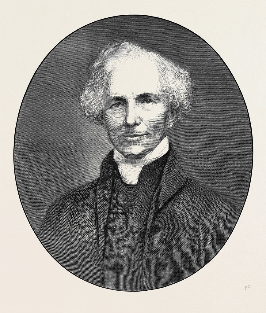 Detail of The Late Very Rev. Dr. Mcneile Dean of Ripon 1879 by Anonymous