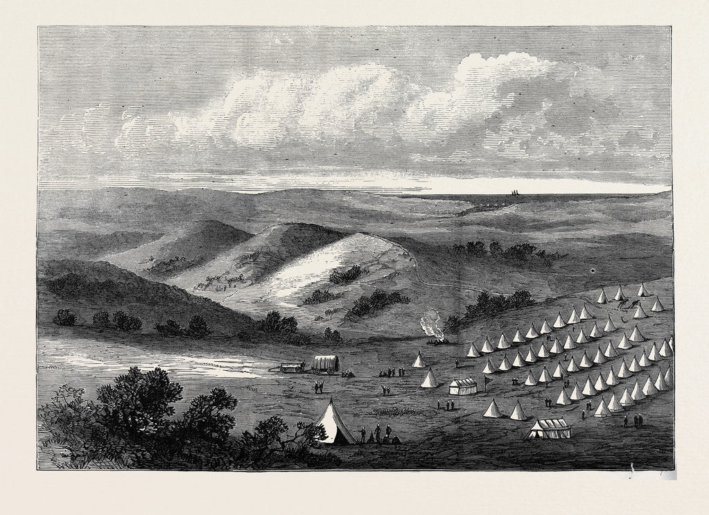 Detail of The Zulu War: Colonel Pearson's Camp on the Lower Tugela 1878 by Anonymous