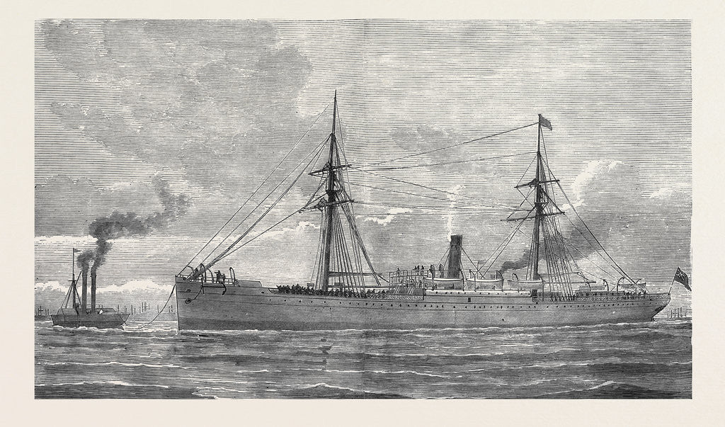 Detail of The Zulu War: Troop-Ships for the Zulu War Reinforcements: The Dublin Castle 1879 by Anonymous