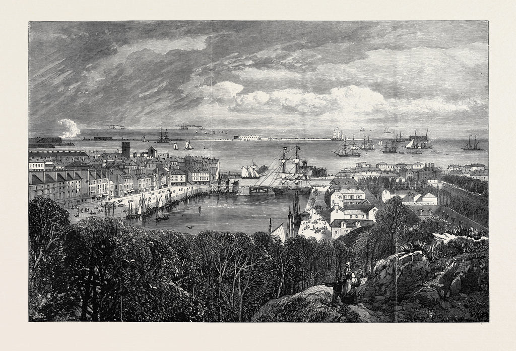Detail of Her Majesty's Journey to Italy: Cherbourg Where the Queen Landed on Wednesday Morning 1879 by Anonymous