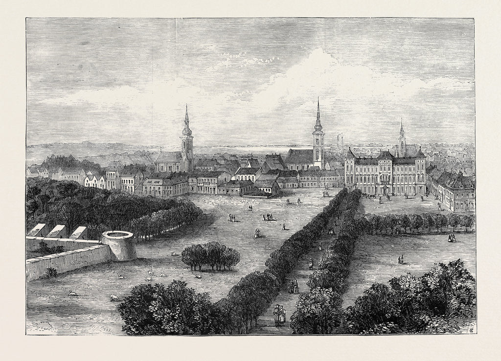 Detail of The Great Flood in Hungary: Szegedin Before the Inundation 1879 by Anonymous
