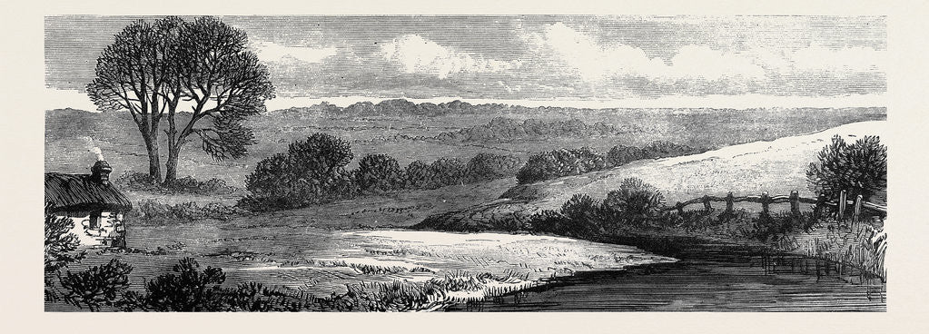 Detail of In the Meath Hunting Country: Near Ashbourne Where the Ward Union Hounds Are Kept Ireland 1879 by Anonymous