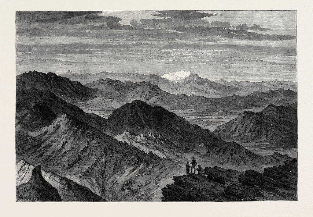 Detail of The Afghan War: The Safed Koh Range from the Khoord Khyber 1879 by Anonymous