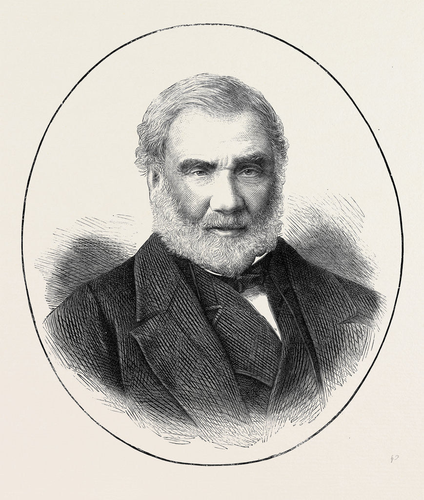 Detail of The Late Sir Antonio Panizzi 1879 by Anonymous