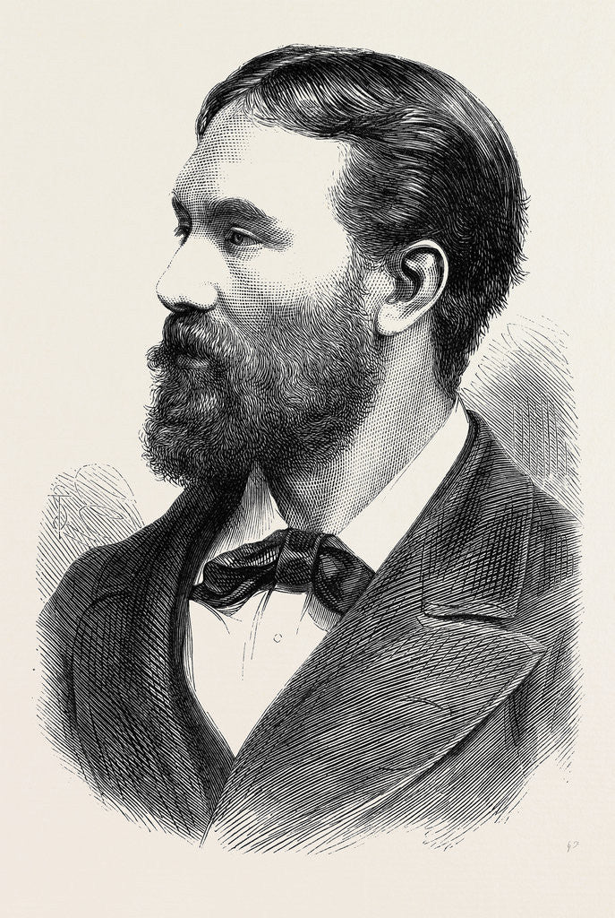 Detail of New Associates of the Royal Academy: Luke Fildes A.R.A. 1879 by Anonymous