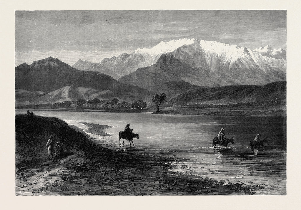 Detail of The Afghan War: The Scene of the Disaster to the 10th Hussars 1879 by Anonymous