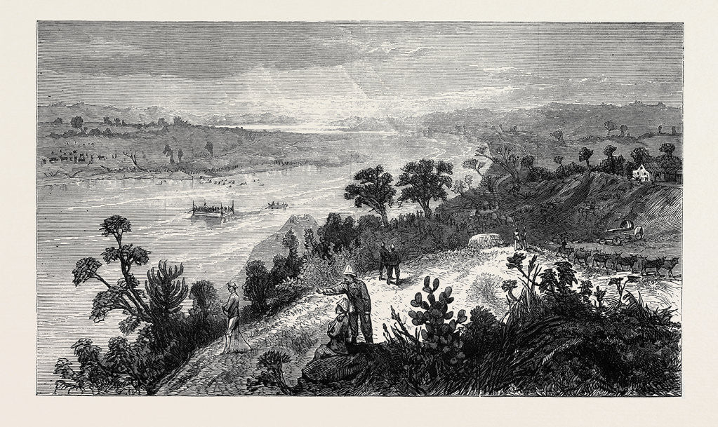 Detail of The Zulu War: Mouth of the River Tugela from Fort Pearson 1879 by Anonymous